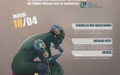 Conférence Obiter Dictum : le droit à la rencontre de la robotique